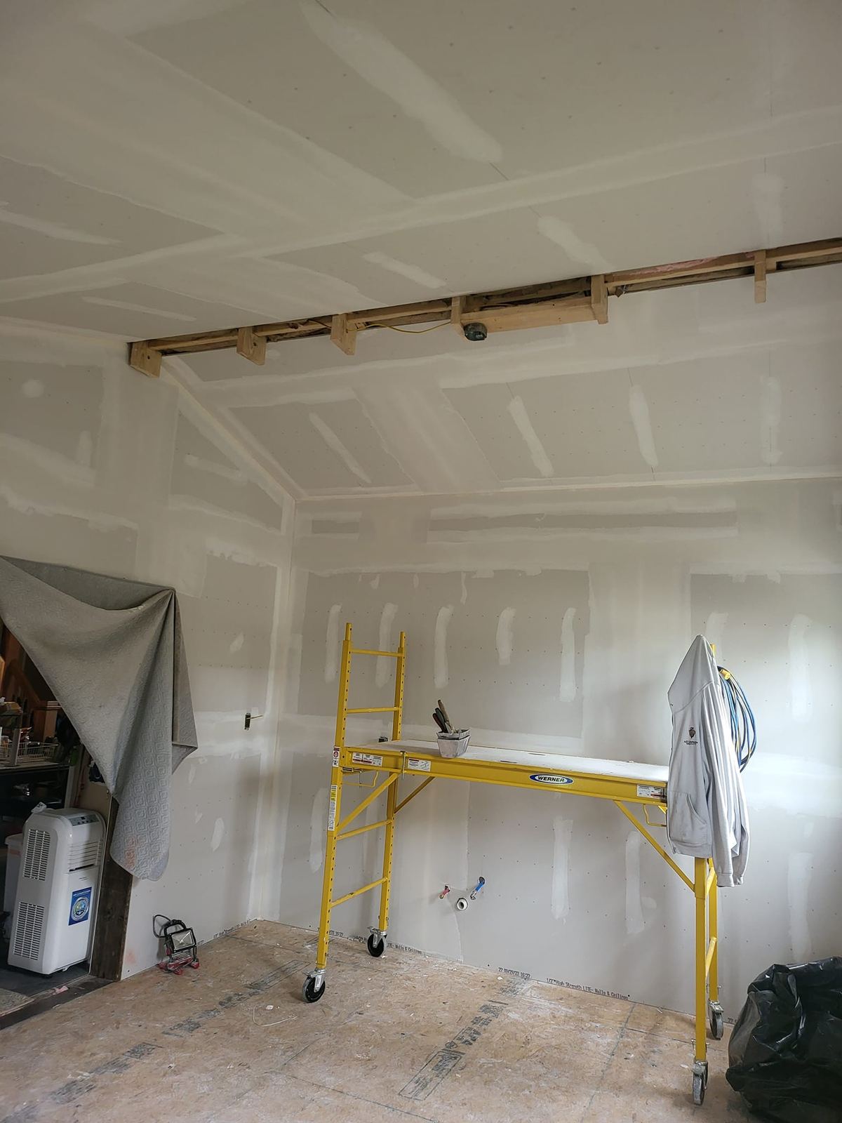 Interior drywall work
